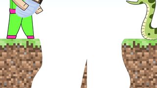 Steve hurt the Snake but was punished Funny Animation 