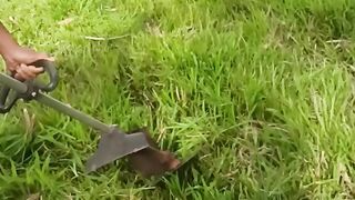 Super speed grass cutter machine