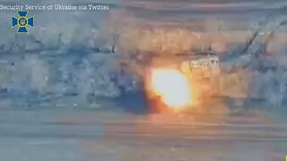 Ukrainain Special forces destroy two Russian Tor missile systems with kamikaze drones
