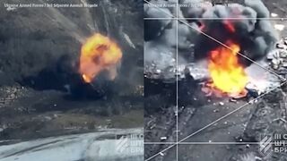 Ukrainian forces destroy Russian infantry on the Bakhmut battleground