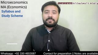 Microeconomics syllabus and study scheme, guess paper