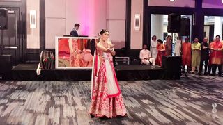 Stunning Sangeet Performance by the Bride and Her Friends and Family - Indian Wedding 4K 3