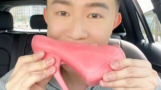 ASMR Eating||Eating Sandal||Eating Jelly Eye|Eating Jelly||Eating Leaf||CN ASMR #asmr #shorts