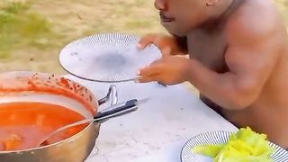 The food eat