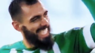 Borja Iglesias victory dance