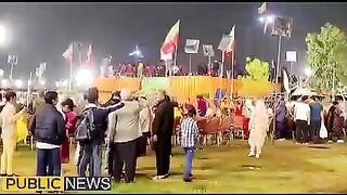 لاہور مینار پاکستان جلسہ گاہ کے تازہ ترین مناظر #publicnews #imrankhan #breakingnews