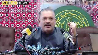 شرجیل انعام میمن کی عمران خان پر کڑی تنقید #publicnews #breakingnews #imrankhan
