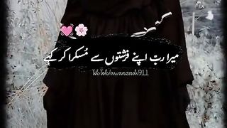 Beautiful hijab girl status poetry status