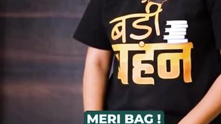 Bag exchanged funny gril