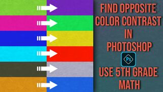 How to Find Opposite Color Contrast in Photoshop