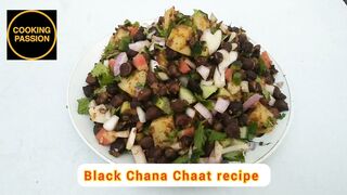 Black Chana Chaat recipe|Cooking Passion|Kaly chany ki Chaat recipe|Ramadan special recipe|black chickpeas Chaat recipe|