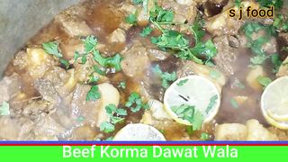 Beef Korma Dawat Wala | Instant Beef Korma Special in Urdu Hindi | s j food |