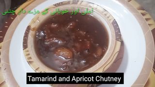 Imli or khubani ki chatni