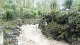 River during monsoon season