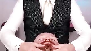 Full shaving BIG  GINGER Bear