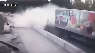 Dangerous Road Accident