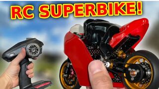 Look soon! mini RC Superbike is too fast!! Video 2023