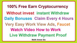 How to work and instant Withdraw Without invest, VieFaucet, Free Earn Money