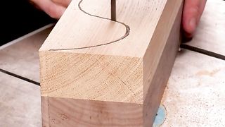 Turning a Wooden Log Into a Funky Shape