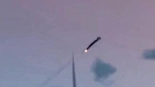 Air jets falling