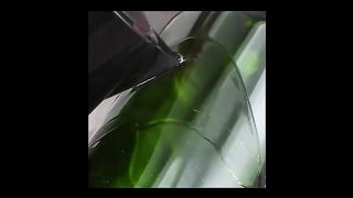 Woodturning Wood to Combine it with Wine Bottle