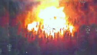 Ukraine During the preparation for the offensive towards Balakliya, Kharkiv Oblast, the AFU claimed to have found the semi-concealed storage site
