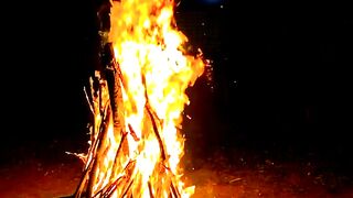 Fire on the rock