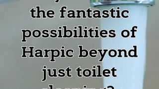 Can Harpic Be Used to Clean Taps?