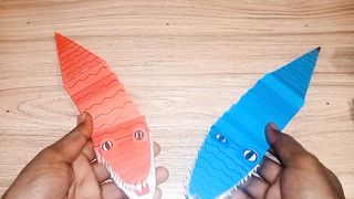 How to make origami crocodile | paper crocodile