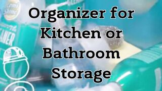 Organizer for Kitchen or Bathroom Storage