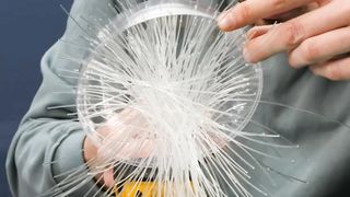 How to make a diy moon lamp from fiber