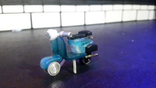 How to make a miniature VESPA MOTORCYCLE from used gas lighters