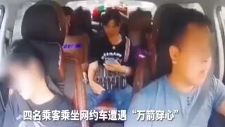 Une famille vit une situation à la Destination Finale en voiture