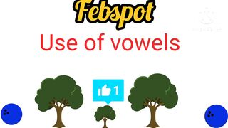 Use of vowels #learn with me#febspotvideo#febspot#Mishi