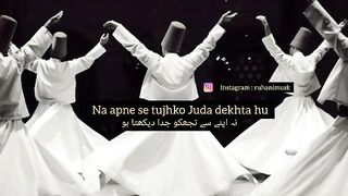 Murshid ki surat me khuda dekhta hu || Sufi Status || Sufi kalam || Ruhani Musk||