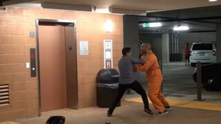 ESCAPED PRISONER PRANK!