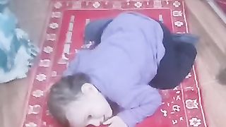 Cute Little Boy Performing Prayer