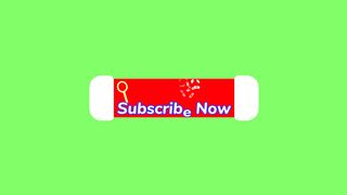 Subscribe Button Animation 4k Video Green & Black Screen  Free Download