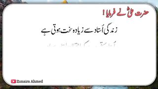 Quotes || Islamic Quotes - Hazart Ali Quotes