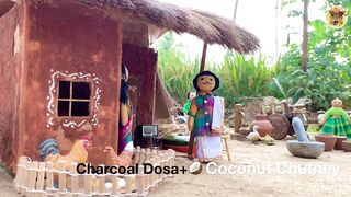 Black Dosa + Coconut Chutney _ Single’s Dosa _ Dosa Varieties _ Quick &Easy Coconut Chutney in 5 Min.