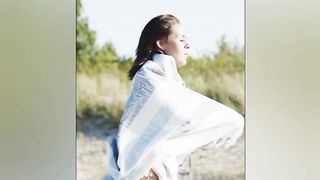 Beautiful lady on the Beach