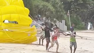 Needless to say, don't try that at your local beach