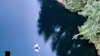 Jacob spends his days fully sending and making a splash!