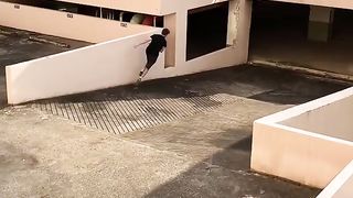 Alexandre with some risky stunts!