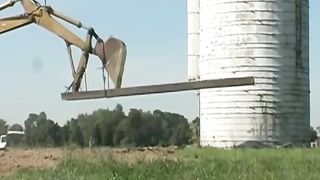 100 Year Old Silo Demolished