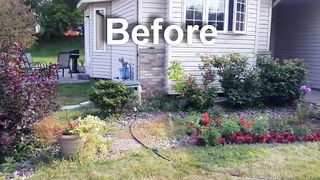 Cleaning out landscape Rocks