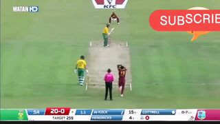 QDC in action vs west indians t20