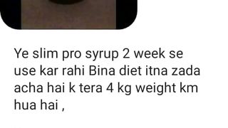 Slim pro syrup for weight loss