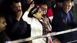 Little child in Imran Khan Jalsa Lahore