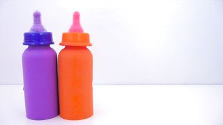 Match Rainbow Colors with Squishy Balls and Milk Bottles Surprise | Video for Kid #viral #asmr #kids